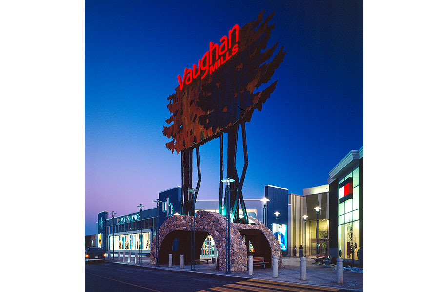 Vaughan Mills Shopping Centre Entrance Icons Soheil Mosun Limited Custom Architectural