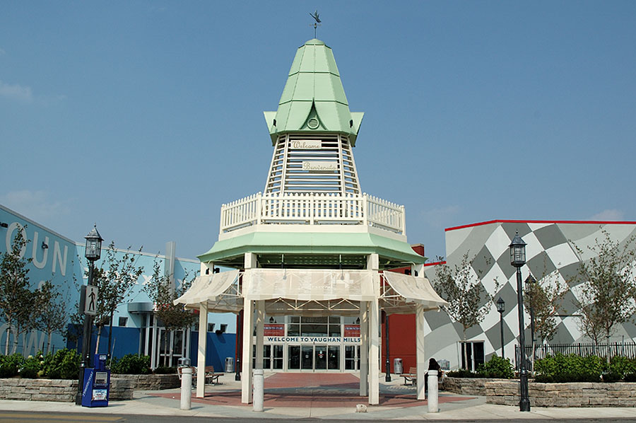 Vaughan Mills Shopping Centre Entrance Icons Soheil Mosun Limited Custom Architectural